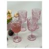 Paisley Plastic Wine Glasses Set of 4 (13oz), BPA Free Acrylic Wine Glass Set, Unbreakable Red Wine Glasses, White Wine Glasses