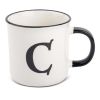 Thyme & Table Monogram C Stoneware Coffee Mug 16oz, White