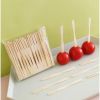 80pcs Disposable Fruit Fork Set; Appetizer Fruit Food Picks; Cake Dessert Snack Mini Forks; Party Supplies