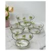 Palm Tree Acrylic Serving Bowls, Unbreakable Small Plastic Bowls, Soup Bowls, Salad Bowls, Cereal Bowl for Snacks, BPA Free