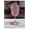 Paisley Plastic Wine Glasses Set of 4 (13oz), BPA Free Acrylic Wine Glass Set, Unbreakable Red Wine Glasses, White Wine Glasses