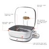 5 in 1 Electric Skillet - Expandable up to 7 Qt with Glass Lid, White Icing by Drew Barrymore