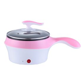 Smart Electric Hot Pot For Students (Option: Pink-AU-Single layer)