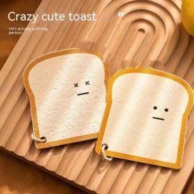 Cute Creative Toast Cat's Paw Dishwashing Cloth (Option: One Package-Cellulose Sponge Spong Mop-2PCS)