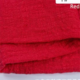 Party Dining-table Decoration Raw Edge Placemat (Option: 1 Big Red-42x 42cm)