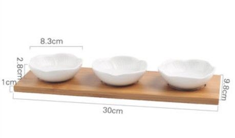 Ceramic Dried Fruit Dish Dish Plate (Option: G)