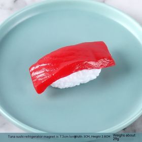 PVC Food Refrigerator Magnetic Paste Japanese Sushi Salmon (Option: Tuna Sushi)