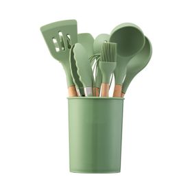 High Temperature Resistant Kitchenware Suit (Option: Fresh Cow Green)