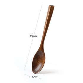 Beech Creative Triangle Handle Spork Portable Japanese Style (Option: ‚òÖNanmu Triangle Handle Spoon)