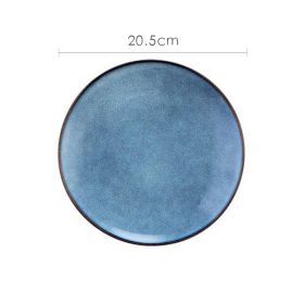 Home High-grade And Good-looking Western Food Steak Plate (Option: 8inch Star Blue)