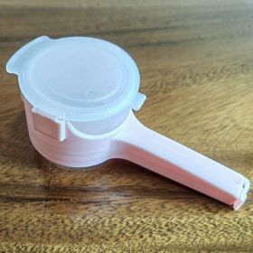 Food Storage Sealing Clips With Pour Spouts; Kitchen Chip Bag Clips; Plastic Cap Sealer Clips; Great For Kitchen Food Storage And Organization (Color: Pink)