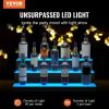 VEVOR LED Lighted Liquor Bottle Display Bar Shelf RF & App Control