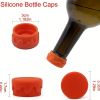 8PCS Wine Stoppers; Reusable Silicone Wine Corks; Silicone Wine Bottle Stopper; Glass Corks Beverages Beer Champagne Bottles For Corks To Keep Wine Fr
