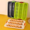 1pc; Silicone Baguette Pan; French Bread Baking Pan; Perforated 3 Loaves Baguettes Bakery Tray; Baking Tools; Kitchen Gadgets; Home Kitchen Items