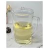 Leading Ware 2.75 Quarts Water Pitcher with Lid, Oval Halo Design Unbreakable Plastic Pitcher, Drink Pitcher, Juice Pitcher with Spout BPA Free