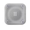 1pc Square Drain Hair Catcher, Hair Filter With Suction Cup, Sink Anti-Clog Filters, Tub Shower Floor Drain Plugs, Easy To Install, Suit For Bathroom,