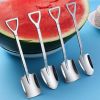 4pcs/10pcs Spoons; Stainless Steel Shovel Spoon; Home Kitchen Supplies