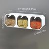 1pc Punch-free Wall-mounted Seasoning Box; Seasoning Jar; Kitchen Seasoning Storage Container; Seasoning Bottle; Spice Box Organizer; Seasoning Storag