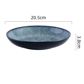 Home High-grade And Good-looking Western Food Steak Plate (Option: 028inch grey)