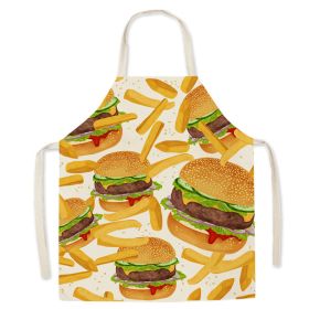 Fashion New Cartoon Restaurant Apron (Option: W998701-Adult Average Size)